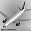 Boeing 777-200LR Delta Air Lines