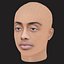 Low Poly Amine Rapper Head