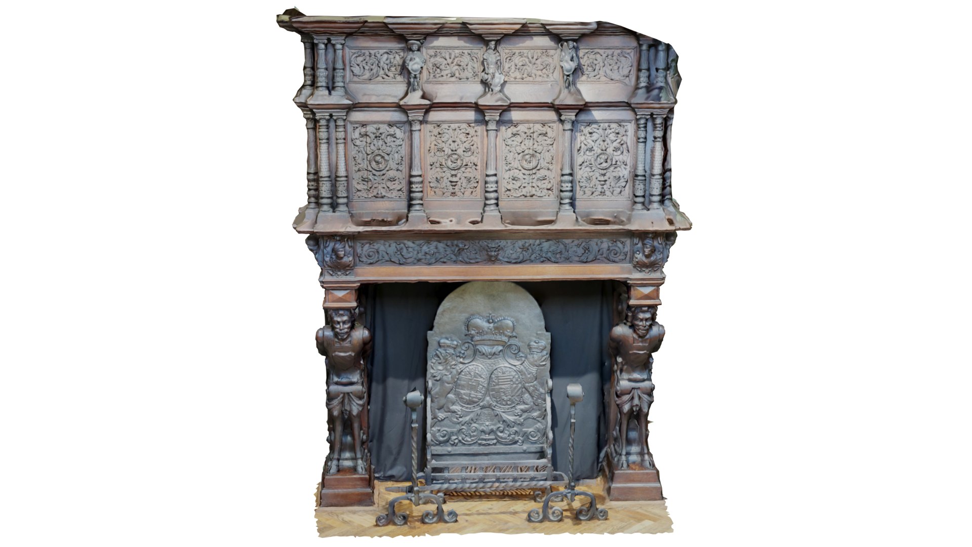 3D Williamson Fire Place Model TurboSquid 2009612