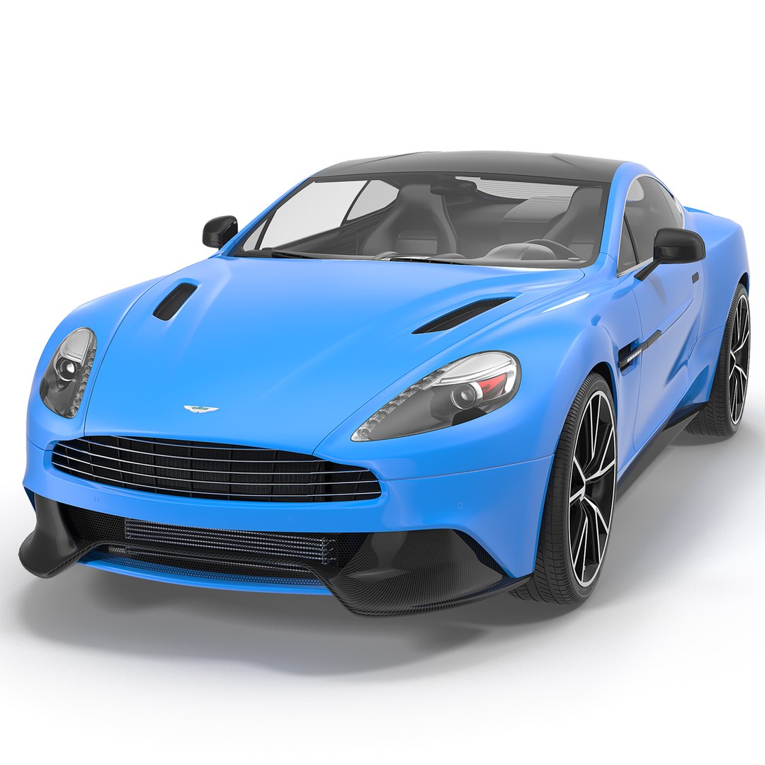 Aston Martin Vanquish 2014 3D model preview