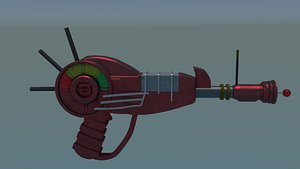 3D cod raygun model