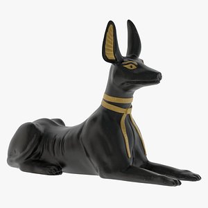 Egyptian God Anubis Dog 3D model