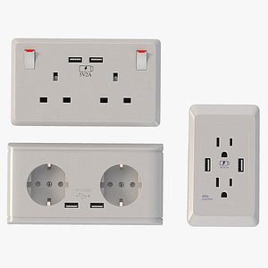 3D realistic photoreal plug