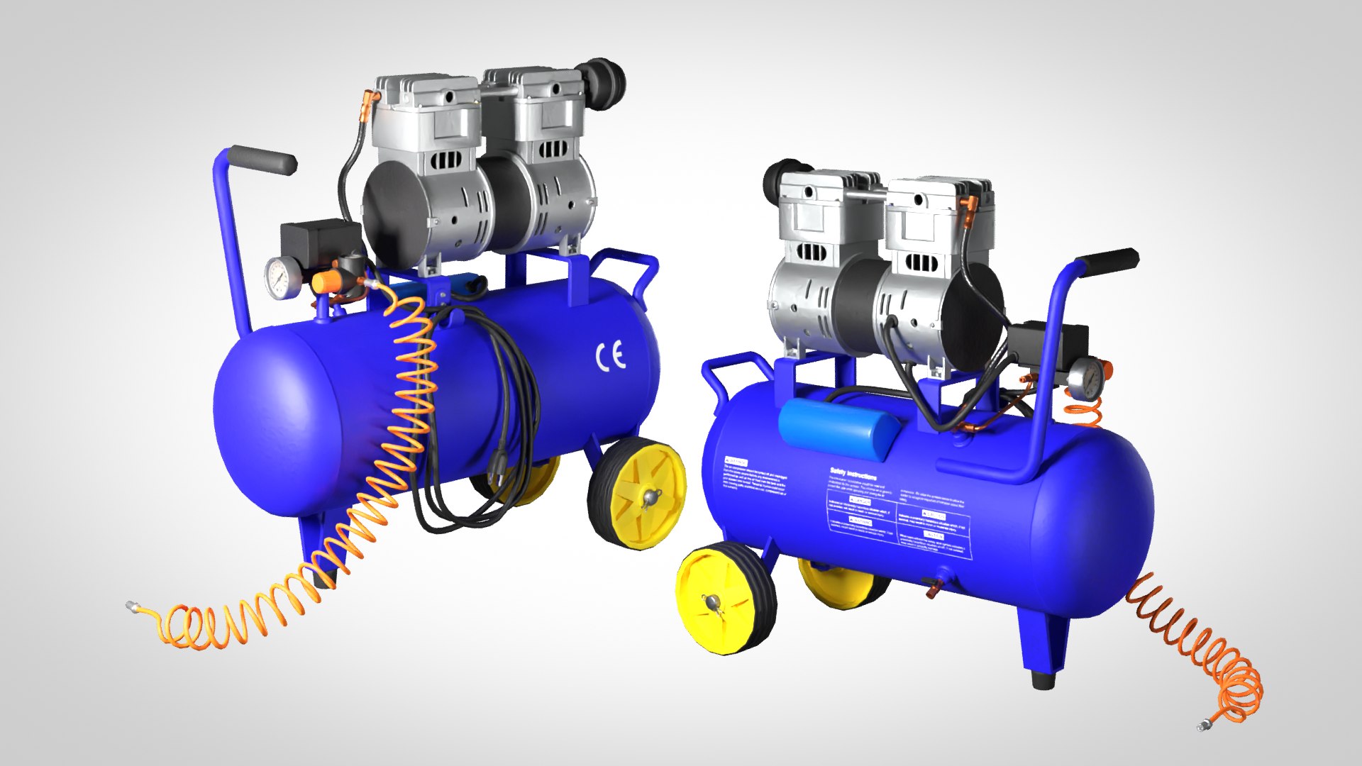 Air Compressor 3D model - TurboSquid 1775335