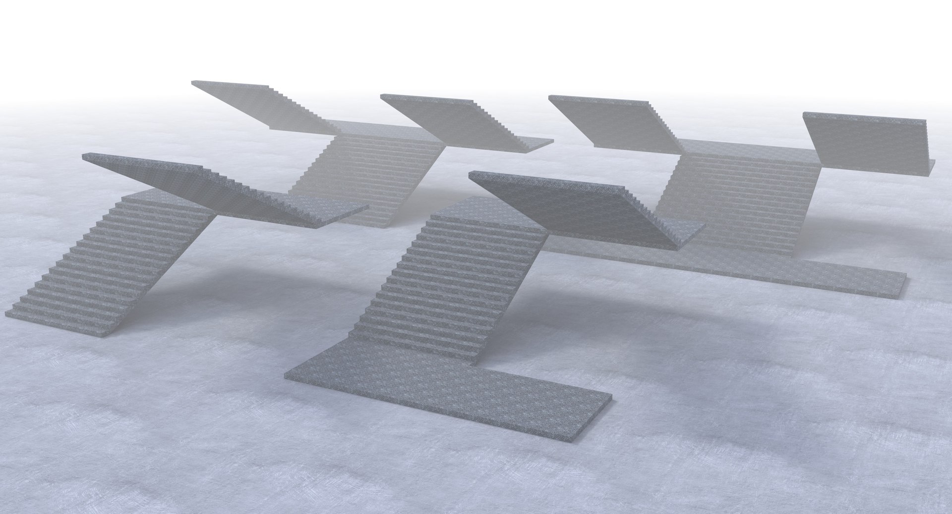 Free 3ds Model Modular Stair