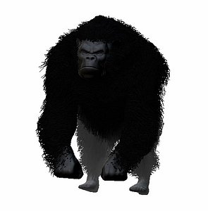 3d gorilla model