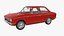 Toyota Corolla E10 1966 2-Door Sedan Red Rigged
