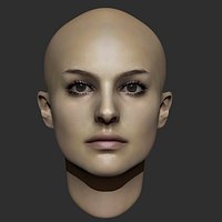 Beauty woman head