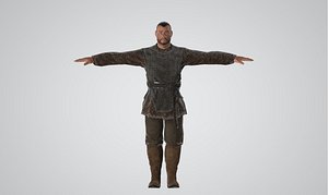 3D Realistic Archer Character