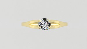 prong engagement ring