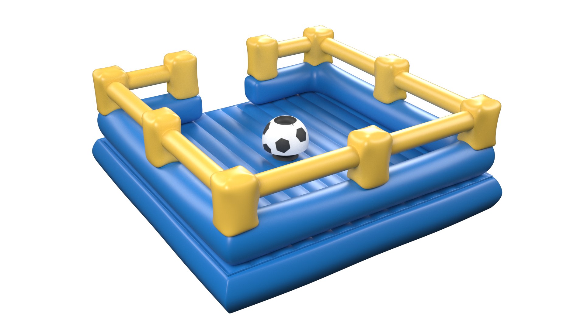 Football Inflatable Rodeo 3D Model - TurboSquid 2143186