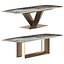 Stratos e Dragon Crystalart di Cattelan Italia Dining Table