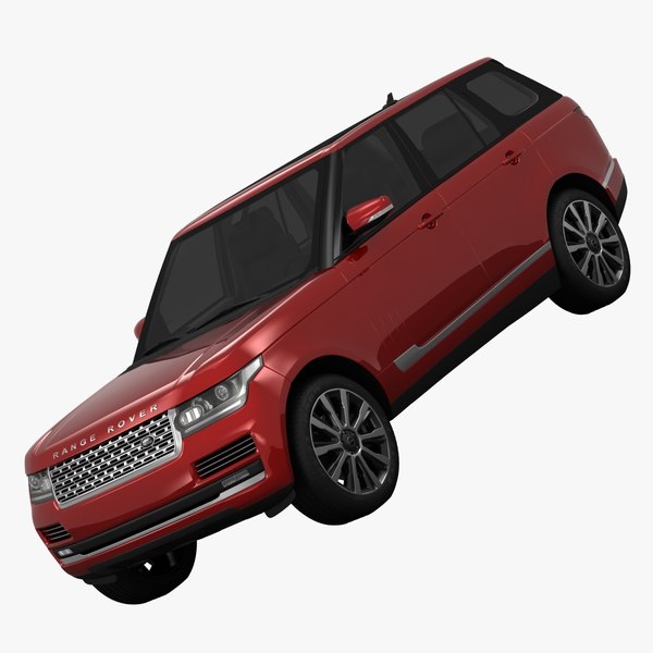 3d model land rover range supercharged