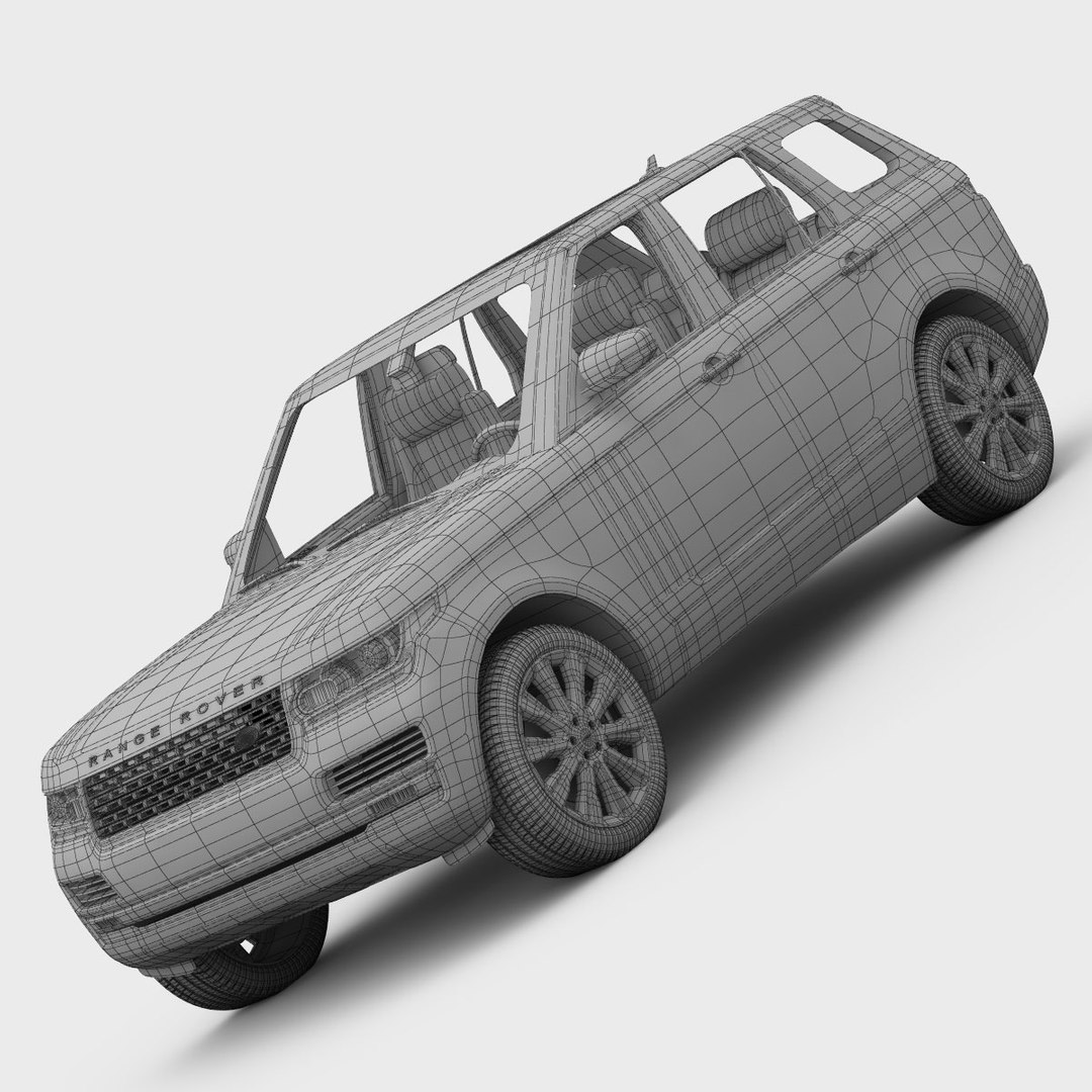 3d Model Land Rover Range Supercharged