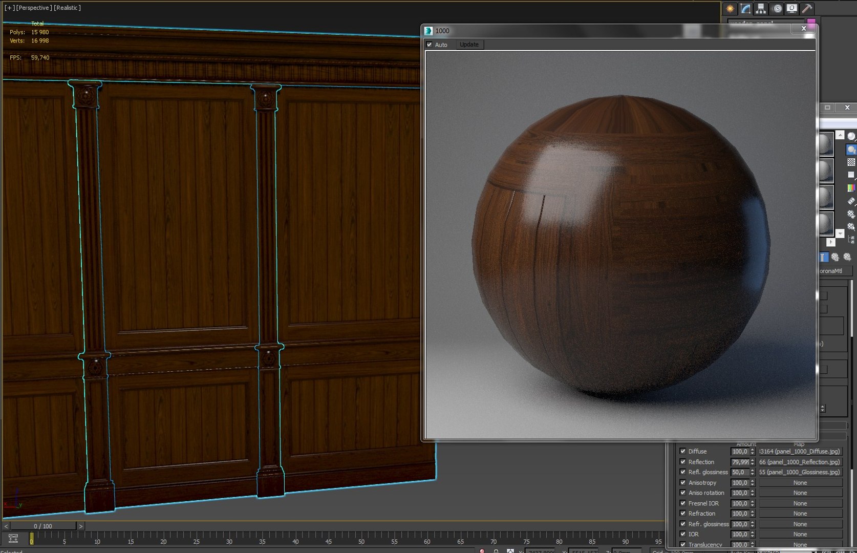 3D Model Wood Panels - TurboSquid 1438305