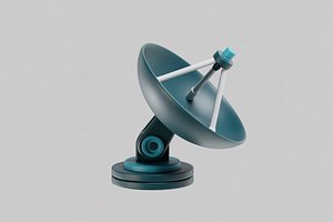 Satellite Dish Cartoon model