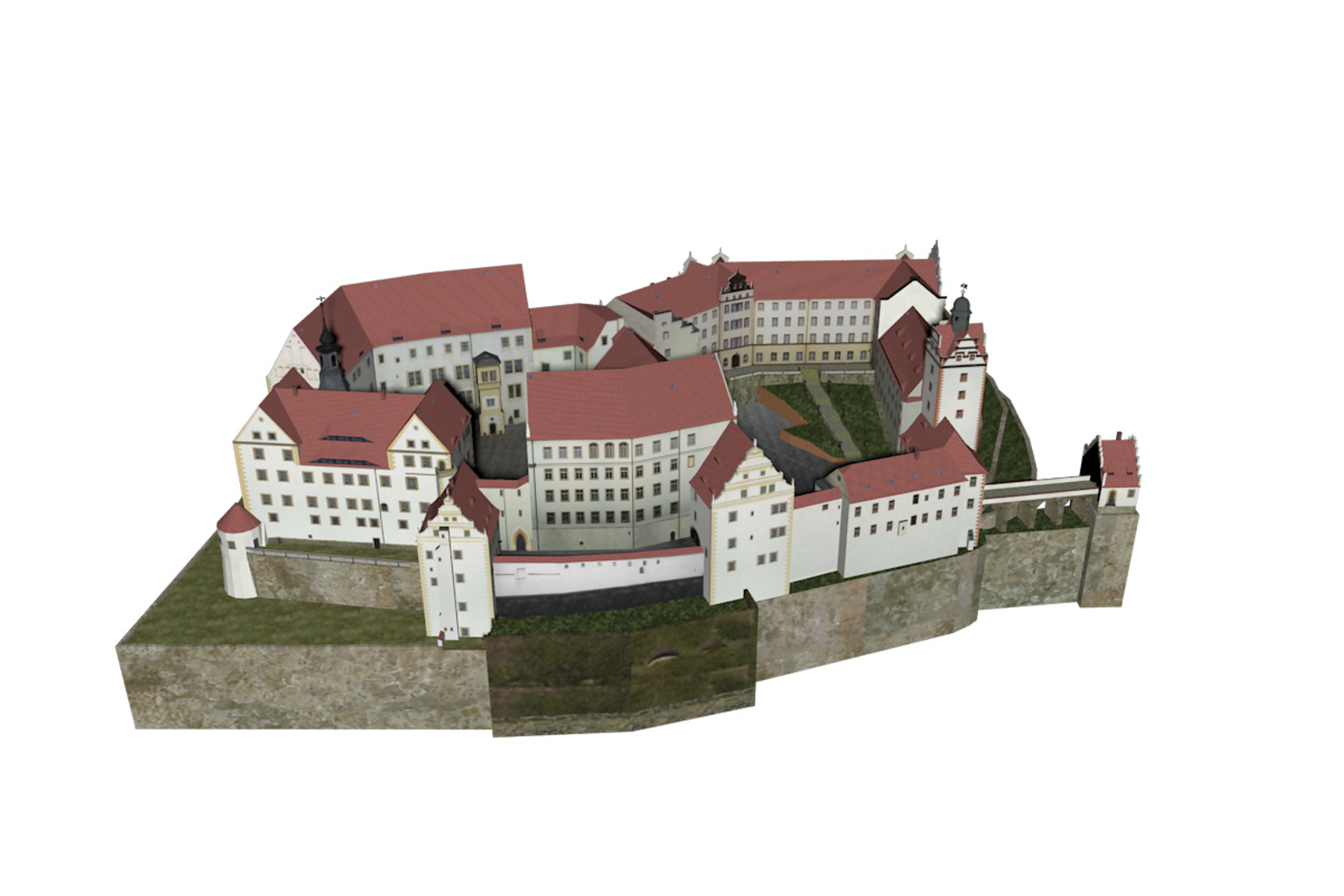 3ds Max Colditz Castle