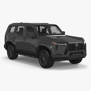 3D model Lexus GX 550 SUV 2024 Gray