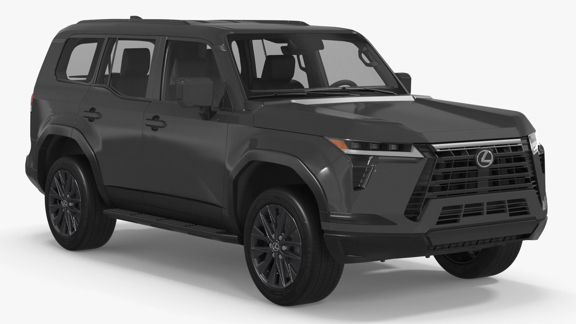 Lexus GX 550 SUV 2024 Gray 3D model preview