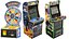 Collection de trois jeux d'arcade