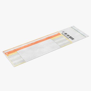 Event Admission Blank Ticket