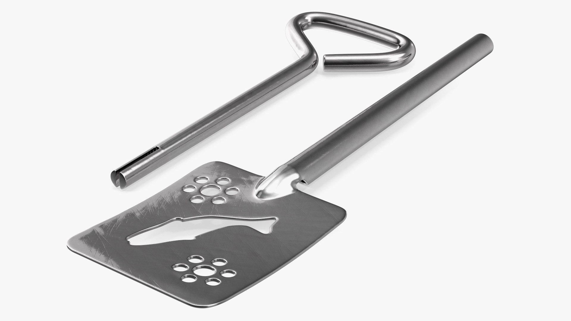 3D Vintage Sardine Tin Opener and Server model TurboSquid 1820735