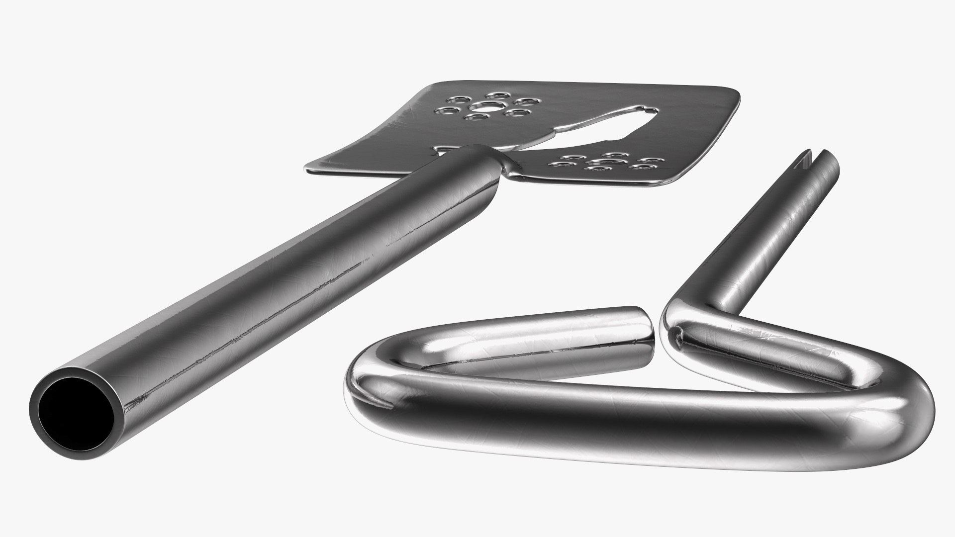 3D Vintage Sardine Tin Opener and Server model TurboSquid 1820735