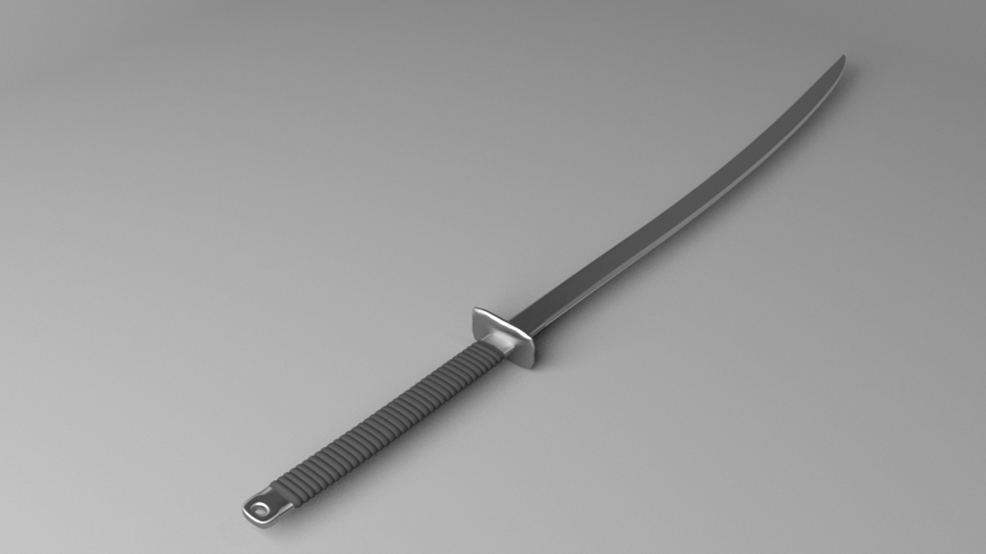 Curved Sword 1 3D Model - TurboSquid 1588664
