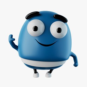 Bery Rigged Cartoon Character