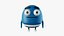 Bery Rigged Cartoon Character 3D model