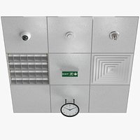 Ceiling Armstrong 3D Model