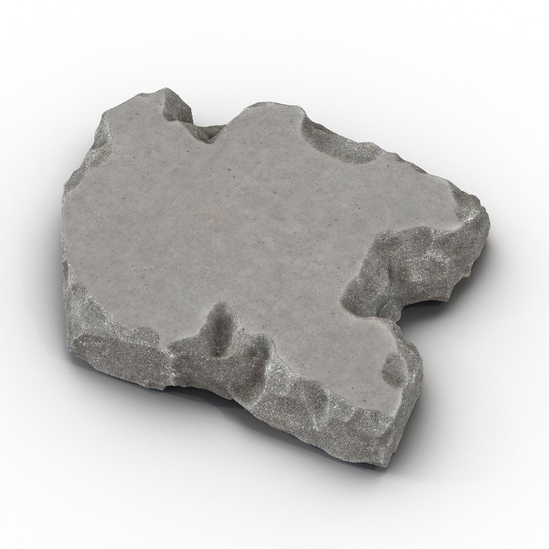 Concrete Rubble 2 3D Model 3D model preview