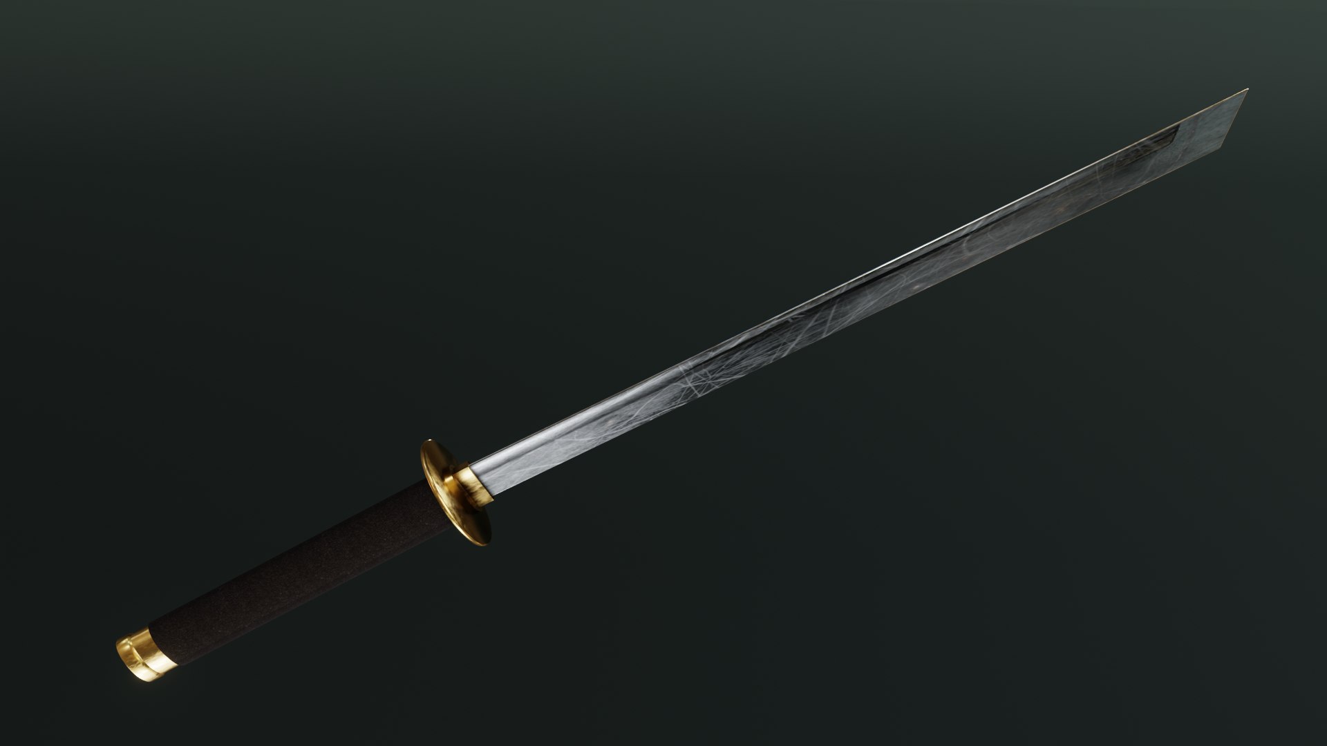 Ninjato Sword 3D Model - TurboSquid 1942086