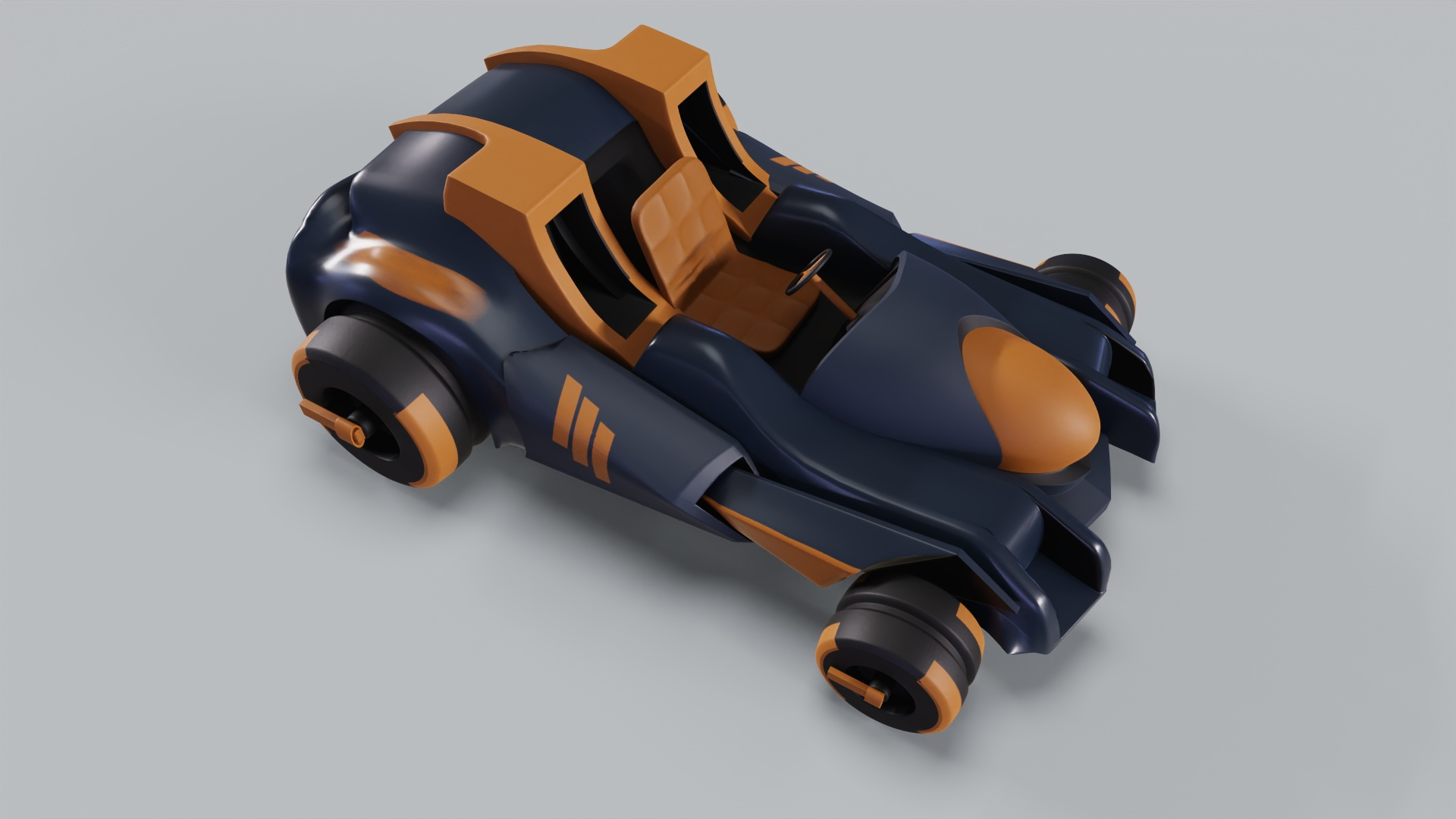 3D Golden Kart model - TurboSquid 2177823