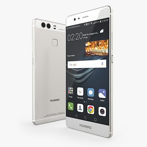 Huawei P9 Mystic Silver 3D Model