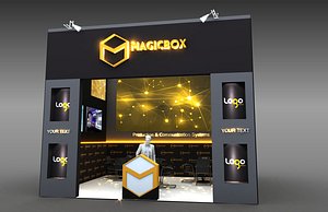 Stand idea 6mt x 6 mt 3D model