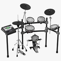 V Stage Electronic Drum Kit Roland TD 12KXS 3D Model