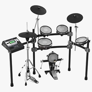V Stage Electronic Drum Kit Roland TD 12KXS 3D Model