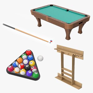Billiards Collection 3D model