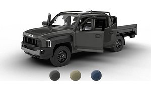 Kia Tasman Chassis 2026 3d model