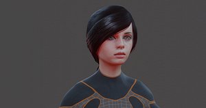 Female Ellie rigged for blender 4.2
