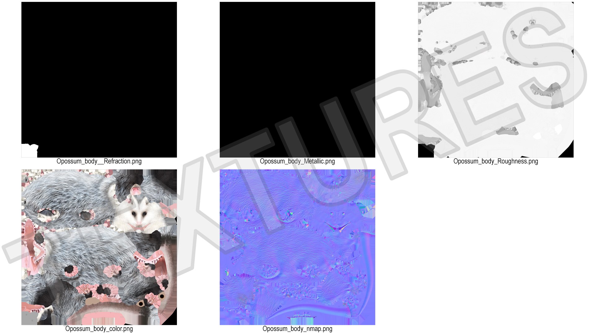 Opossum Hunts Reptile Fur model https://p.turbosquid.com/ts-thumb/oi/xsRMuw/bk/opossum_hunts_reptile_fur_015/jpg/1746081585/1920x1080/fit_q87/72ff13b5e5895c3133b798a2f4b3c24cb943c72f/opossum_hunts_reptile_fur_015.jpg