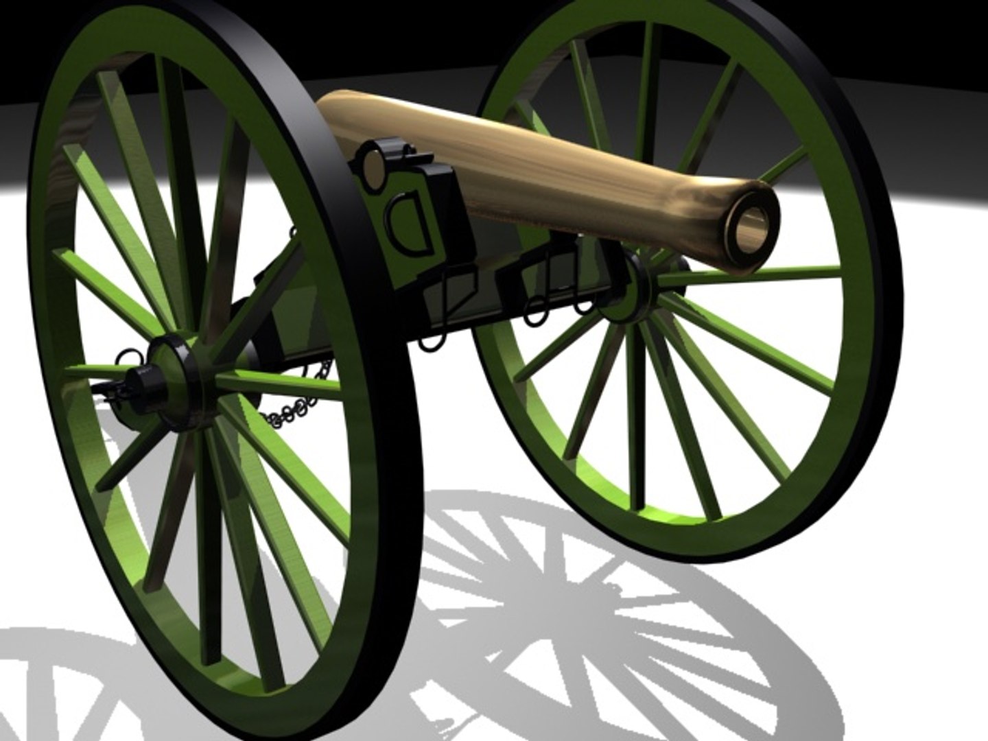 3d Model Napolean Howitzer Civil