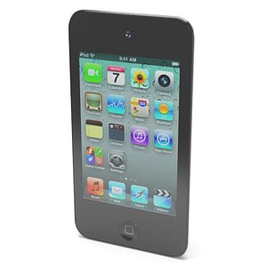 ipod touch apple 3d model