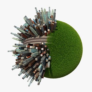 lighting scene 3d model