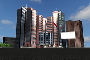 3d model of hotel convention center