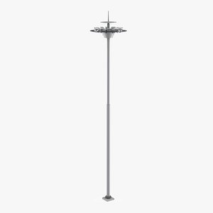 High Mast LED Pole GGD-042 3D model