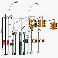Traffic Lights Pillars
