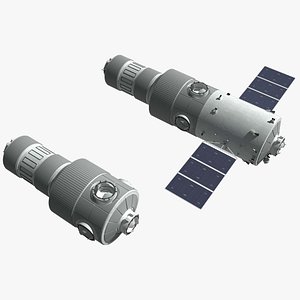 China Space Station Phase II Project Expansion Module 3D model