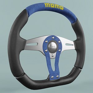 MOMO Steering Wheel TREK Blue model